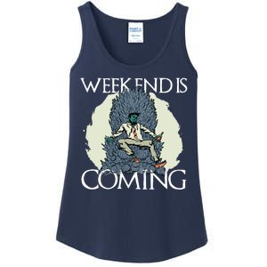 Weekend Is Coming Ladies Essential Tank