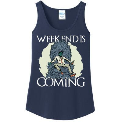 Weekend Is Coming Ladies Essential Tank