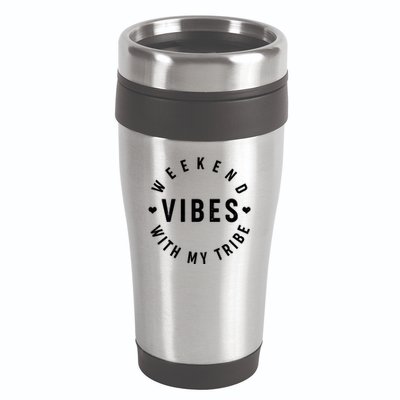Weekend Vibes With My Tribe 16oz Travel Tumbler
