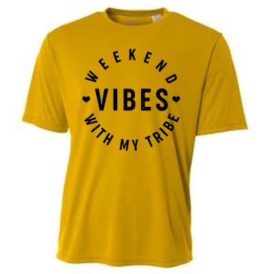 Weekend Vibes With My Tribe Cooling Performance Crew T-Shirt