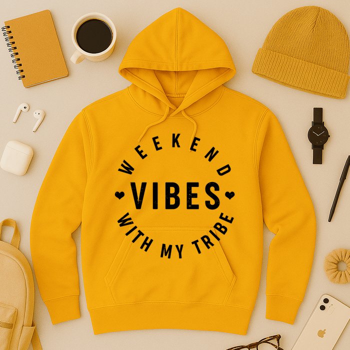 Weekend Vibes With My Tribe Hoodie