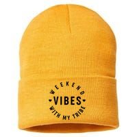 Weekend Vibes With My Tribe Sustainable Knit Beanie