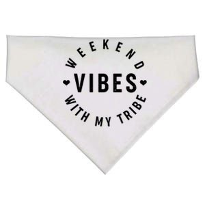 Weekend Vibes With My Tribe USA-Made Doggie Bandana