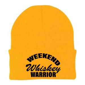 Weekend Whiskey Warrior Knit Cap Winter Beanie