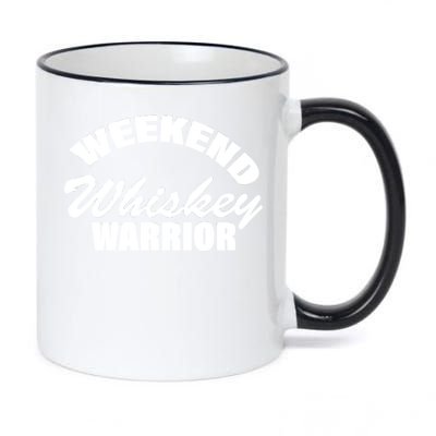 Weekend Whiskey Warrior 11oz Black Color Changing Mug