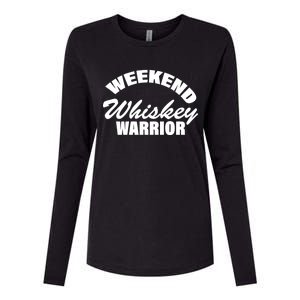 Weekend Whiskey Warrior Womens Cotton Relaxed Long Sleeve T-Shirt