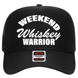 Weekend Whiskey Warrior High Crown Mesh Back Trucker Hat