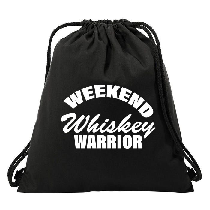 Weekend Whiskey Warrior Drawstring Bag
