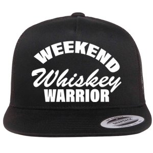 Weekend Whiskey Warrior Flat Bill Trucker Hat