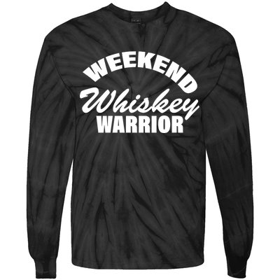 Weekend Whiskey Warrior Tie-Dye Long Sleeve Shirt