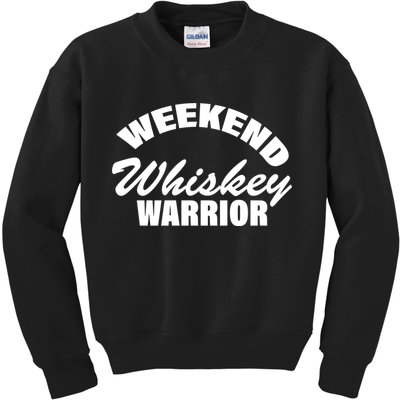 Weekend Whiskey Warrior Kids Sweatshirt