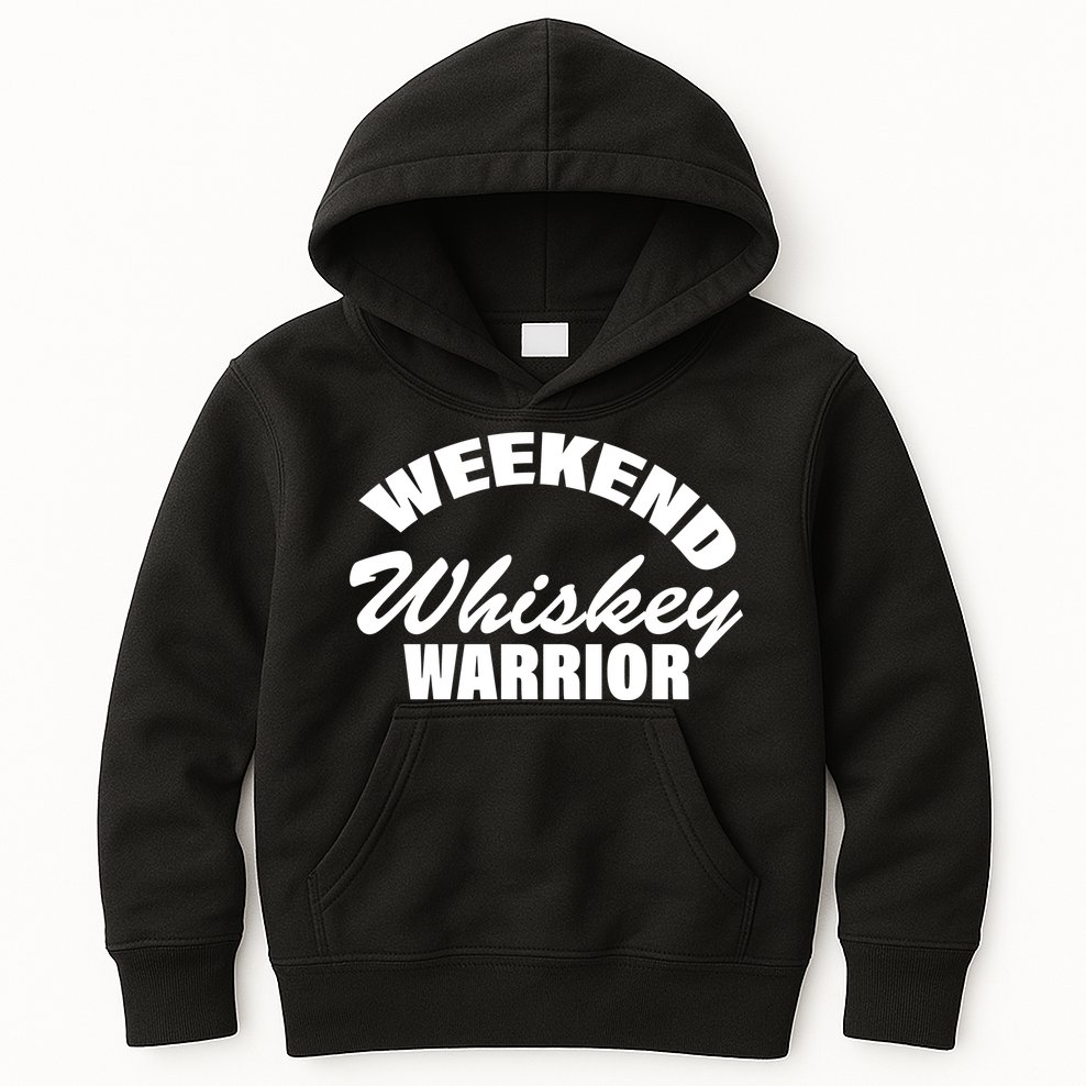 Weekend Whiskey Warrior Kids Hoodie
