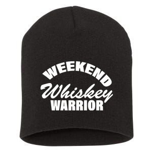 Weekend Whiskey Warrior Short Acrylic Beanie