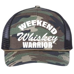 Weekend Whiskey Warrior Retro Rope Trucker Hat Cap