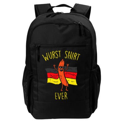 Wurst Ever Funny Sausage Oktoberfest Daily Commute Backpack