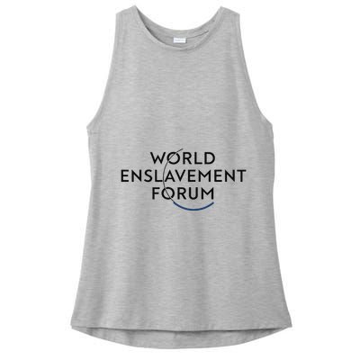 World Enslavement Forum Ladies PosiCharge Tri-Blend Wicking Tank