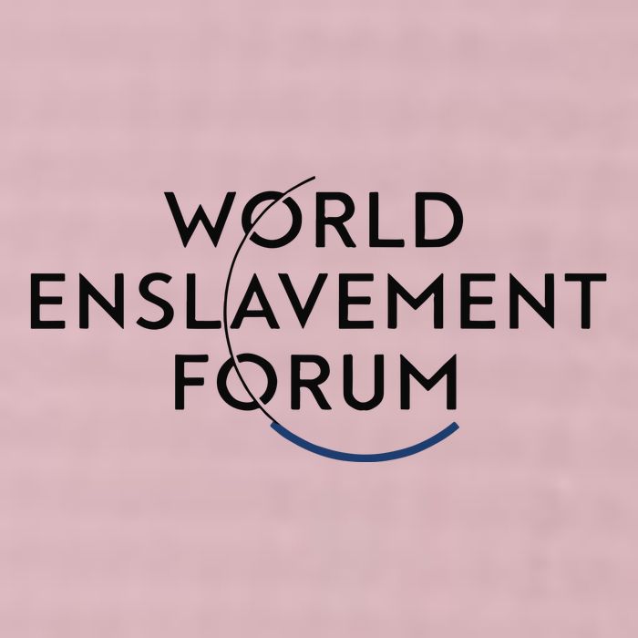 World Enslavement Forum 25L Jumbo Tote