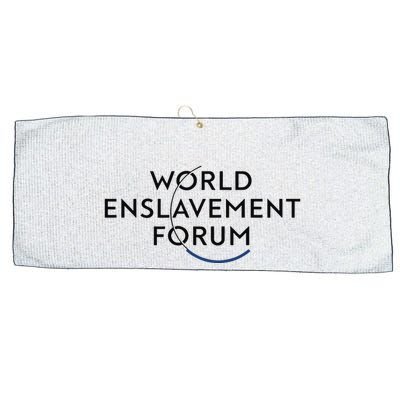 World Enslavement Forum Large Microfiber Waffle Golf Towel