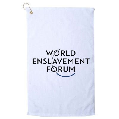 World Enslavement Forum Golf Towel