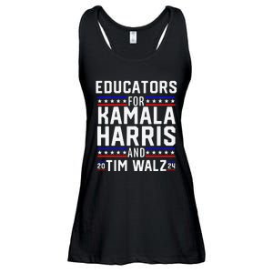 Women Educators For Kamala Harris Tim Walz 2024 For President Vp Gift Ladies Essential Flowy Tank