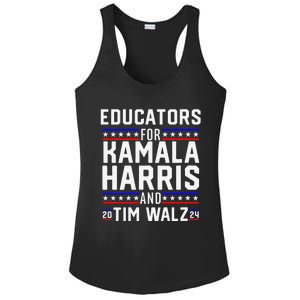 Women Educators For Kamala Harris Tim Walz 2024 For President Vp Gift Ladies PosiCharge Competitor Racerback Tank