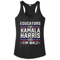 Women Educators For Kamala Harris Tim Walz 2024 For President Vp Gift Ladies PosiCharge Competitor Racerback Tank