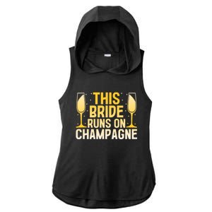 Wedding Engagement Gift Ladies PosiCharge Tri-Blend Wicking Draft Hoodie Tank