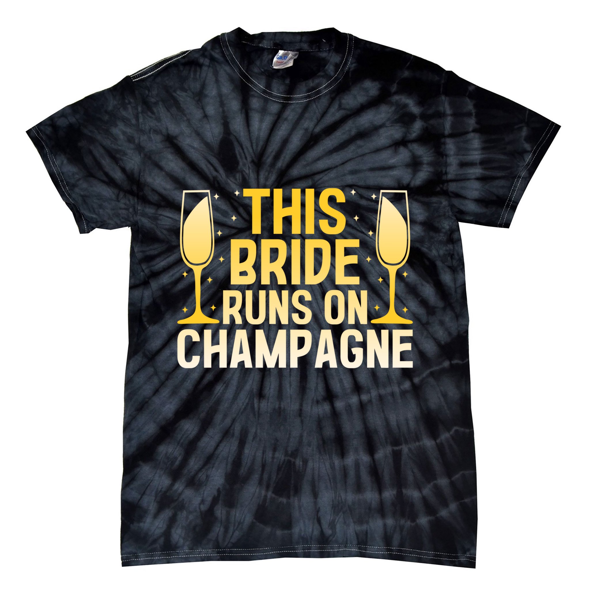 Wedding Engagement Gift Tie-Dye T-Shirt