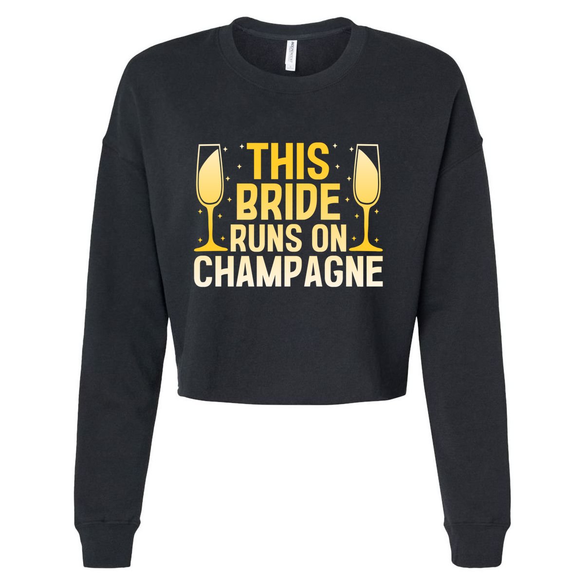Wedding Engagement Gift Cropped Pullover Crew