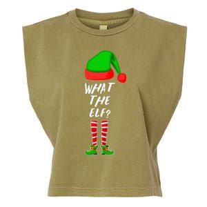 What Elf? Group Matching Family Christmas Gift Garment-Dyed Women's Muscle Tee