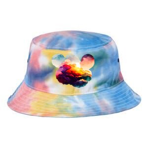 Watercolor Earth Globe Mickey Mouse Tie Dye Newport Bucket Hat