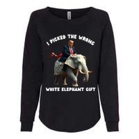 White Elephant Gag Wrapped Elephant Dumb Womens California Wash Sweatshirt