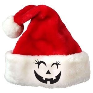 Winking Eye Halloween Lashes JackOLantern Pumpkin Face Premium Christmas Santa Hat