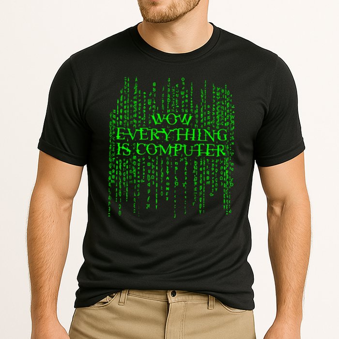 wow everything is a computer Cooling Performance Crew T-Shirt