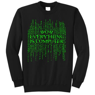 wow everything is a computer Sweatshirt
