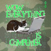 Wow Everything Is Computer Cat Legacy Tie Dye Trucker Hat