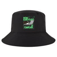 Wow Everything Is Computer Cat Cool Comfort Performance Bucket Hat