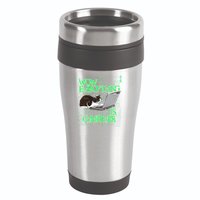 Wow Everything Is Computer Cat 16oz Travel Tumbler