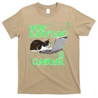 Wow Everything Is Computer Cat T-Shirt