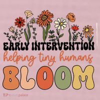 Wildflower Early Intervention Helping Tiny Human Bloom 25L Jumbo Tote