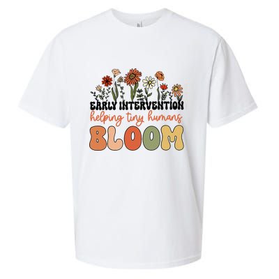 Wildflower Early Intervention Helping Tiny Human Bloom Sueded Cloud Jersey T-Shirt
