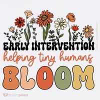 Wildflower Early Intervention Helping Tiny Human Bloom Sweatshirt