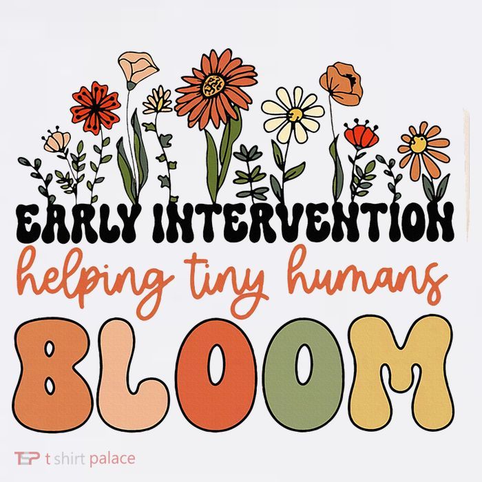 Wildflower Early Intervention Helping Tiny Human Bloom Bucket Hat