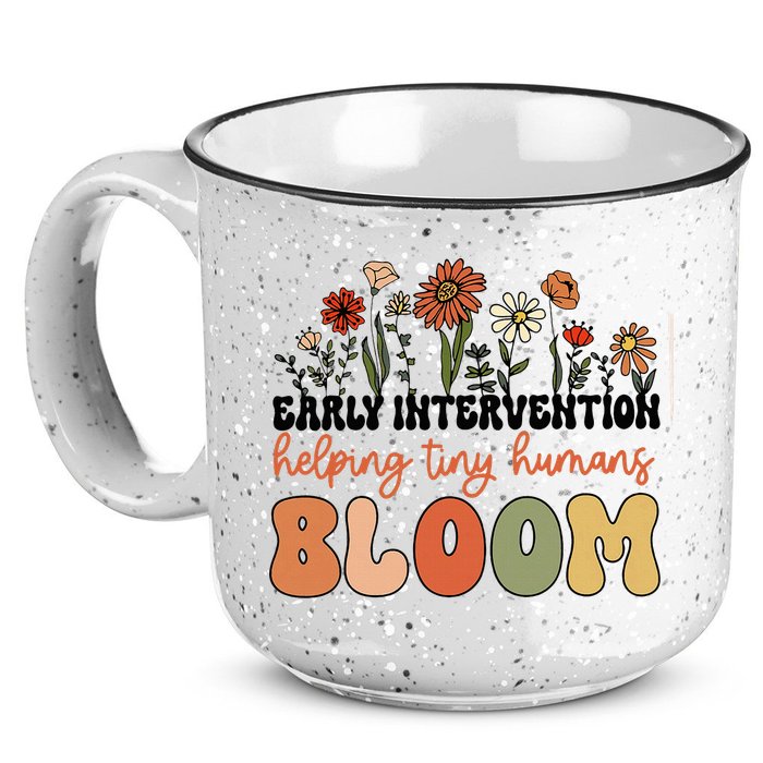 Wildflower Early Intervention Helping Tiny Human Bloom 15oz Campfire Ceramic Mug