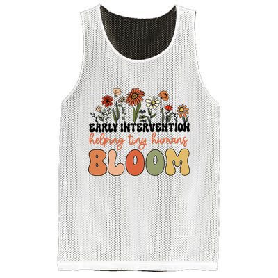 Wildflower Early Intervention Helping Tiny Human Bloom Mesh Reversible Basketball Jersey Tank
