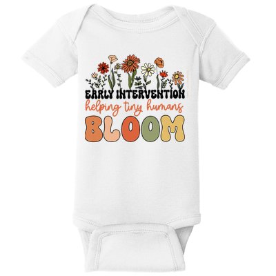 Wildflower Early Intervention Helping Tiny Human Bloom Baby Bodysuit