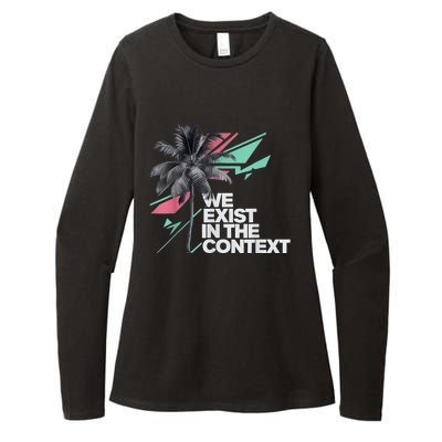 We Exist In The Context Feminist Kamala Coconut Womens CVC Long Sleeve Shirt