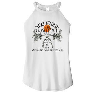 We Exist In The Context Feminist Kamala Vote Blue 2024 Women's Perfect Tri Rocker Tank