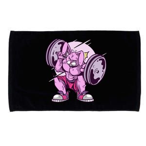 Weightlifting Rabbit Microfiber Hand Towel