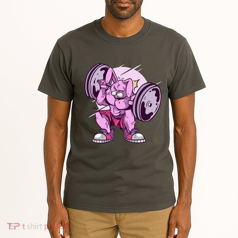 Weightlifting Rabbit Tall T-Shirt